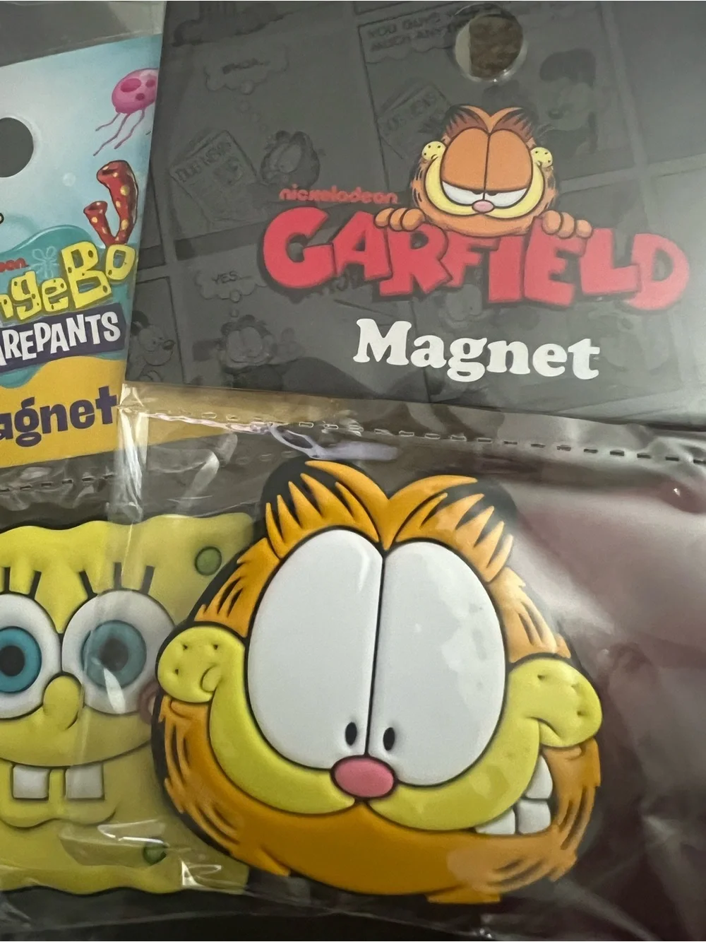5X for $8SpongeBob Squarepants Yellow & Blue Character Magnets - Kids Accessorie